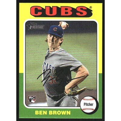 2024 Topps Heritage High Number Mini #724 Ben Brown