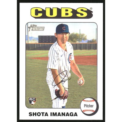 2024 Topps Heritage White Border #564 Shota Imanaga