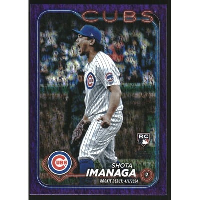 2024 Topps Update Purple Holo Foil #US281 Shota Imanaga