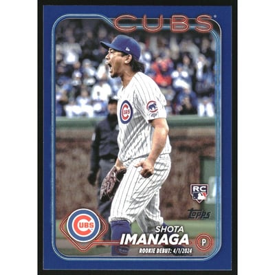 2024 Topps Update Royal Blue #US281 Shota Imanaga