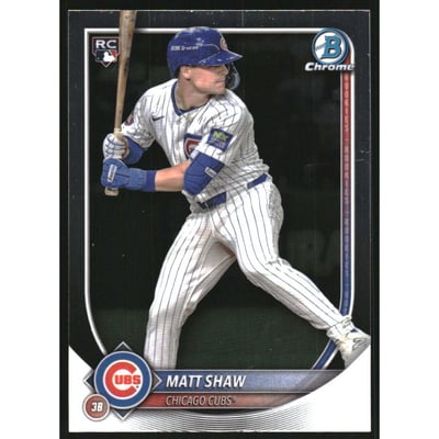 2025 Bowman Chrome #46 Matt Shaw RC