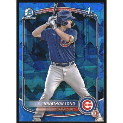 2025 Bowman Chrome Sapphire Prospects #BCP58 Jonathon Long