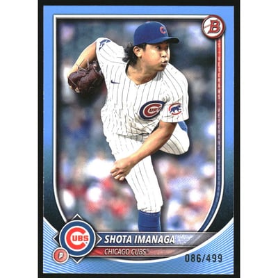 2025 Bowman Sky Blue #51 Shota Imanaga