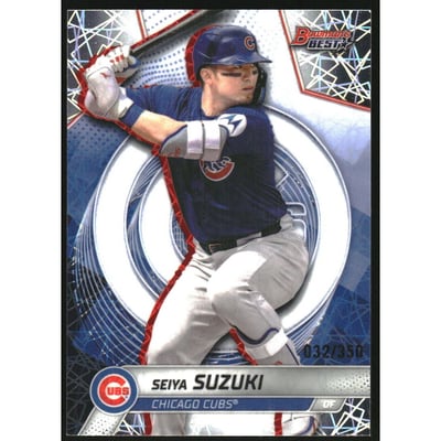 2025 Bowman's Best Lazer Refractors #43 Seiya Suzuki