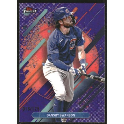2025 Finest Purple Refractors #260 Dansby Swanson