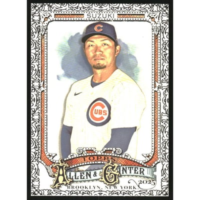2025 Topps Allen and Ginter Foil Filagree #46 Seiya Suzuki