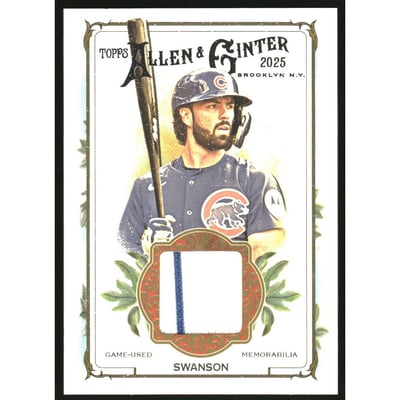 2025 Topps Allen and Ginter Relics #AGRDS Dansby Swanson