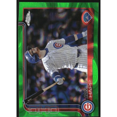 2025 Topps Chrome Green Lava Refractors #144 Ian Happ