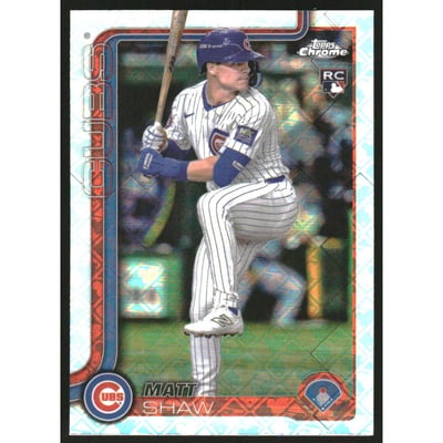 2025 Topps Chrome Logofractor #219 Matt Shaw RC