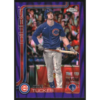 2025 Topps Chrome Purple RayWave Refractors #103 Kyle Tucker