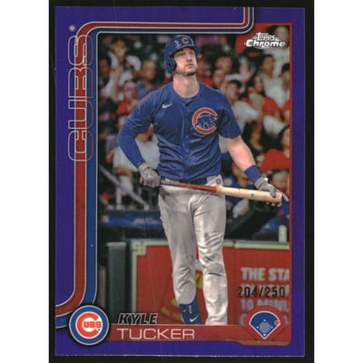 2025 Topps Chrome Purple Refractors #103 Kyle Tucker