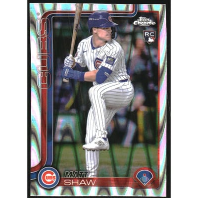 2025 Topps Chrome RayWave Refractors #219 Matt Shaw