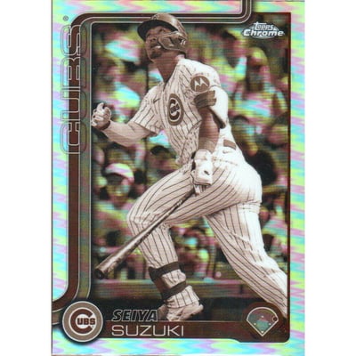 2025 Topps Chrome Sepia Refractors #210 Seiya Suzuki