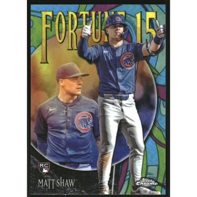 2025 Topps Chrome Update Fortune 15 #F1524 Matt Shaw