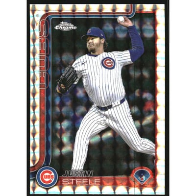 2025 Topps Chrome Update Geometric Refractors #USC3 Justin Steele