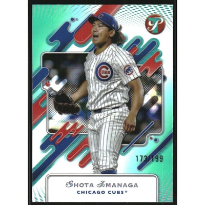 2025 Topps Pristine Aqua Refractors #46 Shota Imanaga