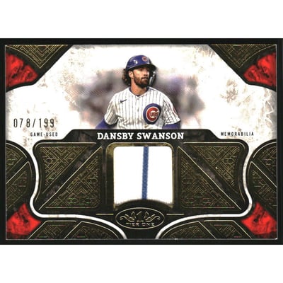 2025 Topps Tier One Relics #T1RDS Dansby Swanson
