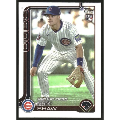 2025 Topps Update Rainbow Foil #US345 Matt Shaw