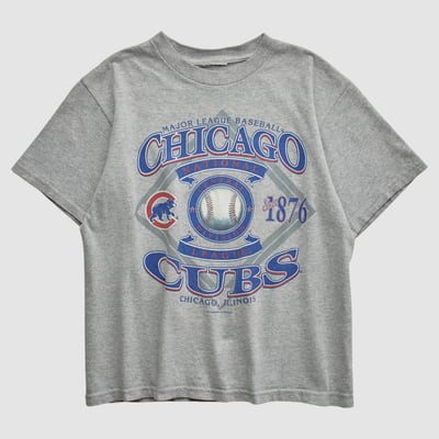 Chicago Cubs 2004 T-shirt - Heather Gray - XS by Fanatics Real Vintage