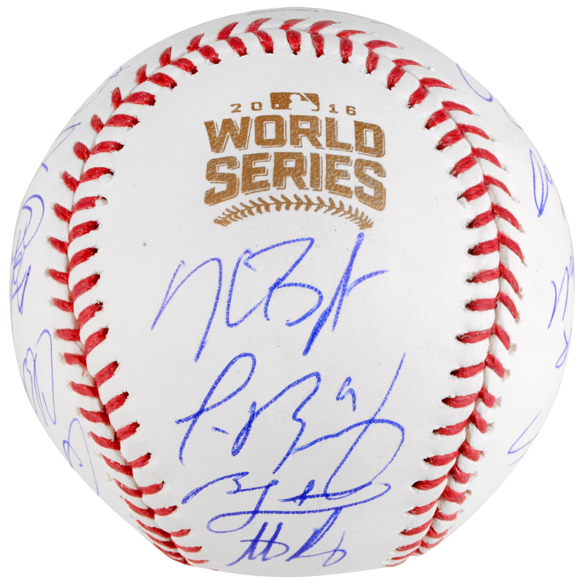 Chicago Cubs 2016 MLB World Series Champions Team Signed World
