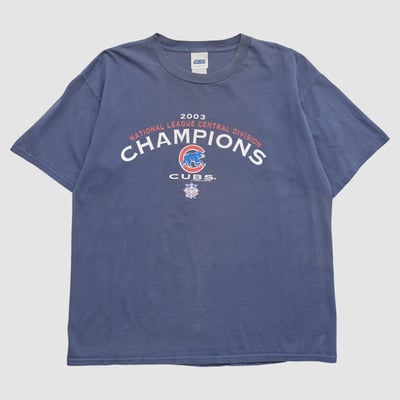 Chicago Cubs CSA 2003 T-shirt - Navy - L by Fanatics Real Vintage
