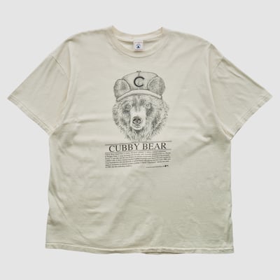 Chicago Cubs Delta 90s T-shirt - White - 2XL by Fanatics Real Vintage
