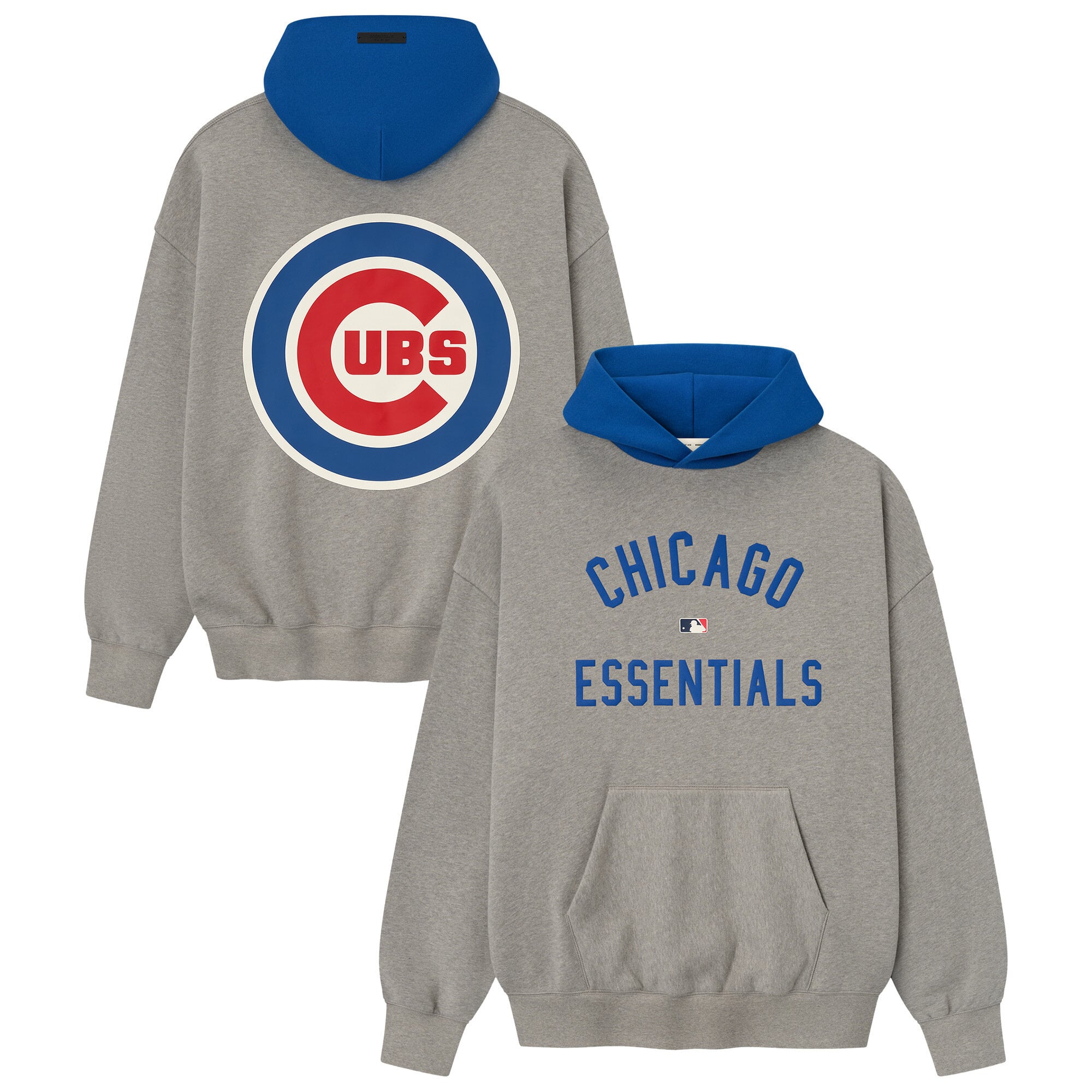 Chicago Cubs Fear Of God Essentials Sport Fit Pullover Hoodie - Unisex