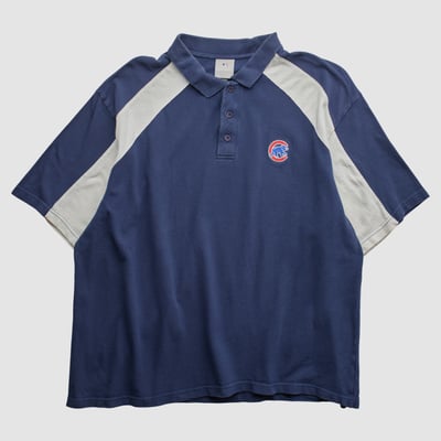 Chicago Cubs Genuine Merchandise 2000s Polo - Blue - 2XL by Fanatics Real Vintage