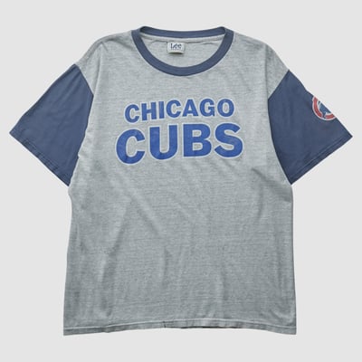 Chicago Cubs Lee Apparel 2000s T-shirt - Heather Gray - L by Fanatics Real Vintage