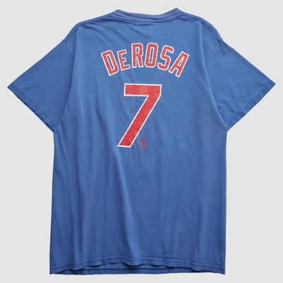 Chicago Cubs Majestic 2000s T-shirt - Blue - L by Fanatics Real Vintage