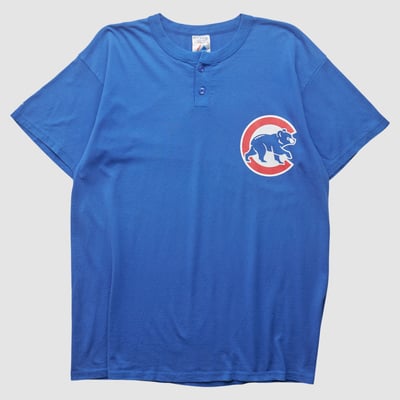 Chicago Cubs Majestic 2000s T-shirt - Blue - XL by Fanatics Real Vintage