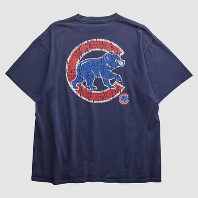 Chicago Cubs Majestic 2000s T-shirt - Navy - 2XL by Fanatics Real Vintage