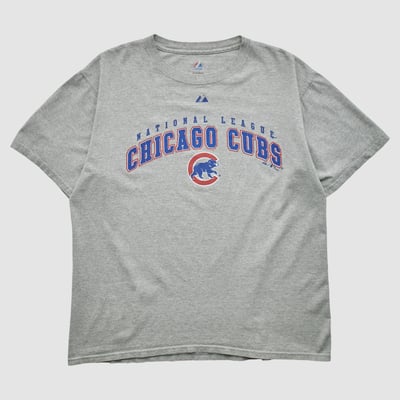 Chicago Cubs Majestic 2009 T-shirt - Heather Gray - L by Fanatics Real Vintage