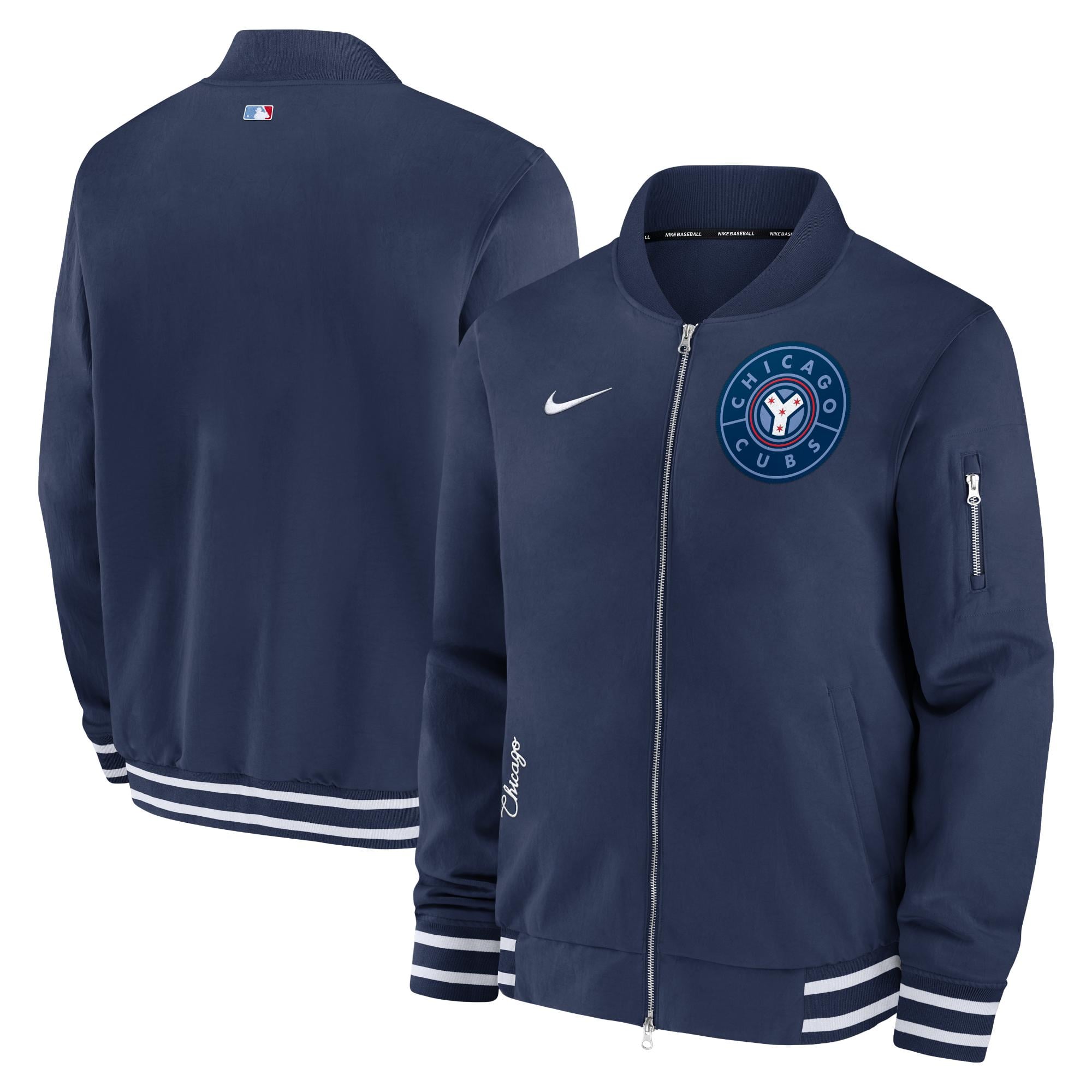 Nike カブス ボンバージャケット シティコネクト ネイビー