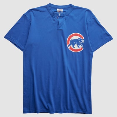 Chicago Cubs Nike 2000s T-shirt - Blue - XS by Fanatics Real Vintage
