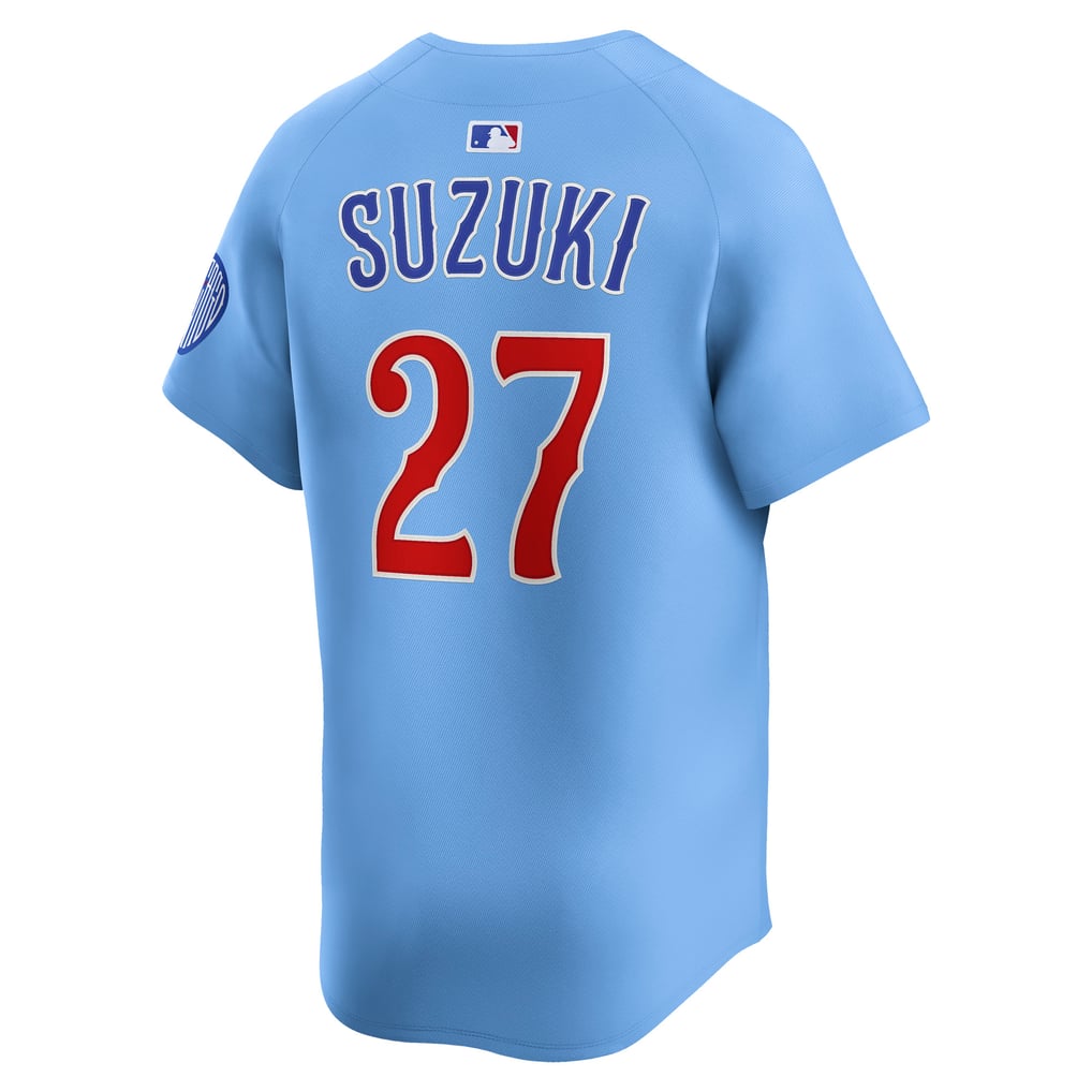 Chicago Cubs Nike MLB Limited Alternate 2 Jersey - Baby Blue 