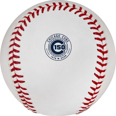Chicago Cubs Rawlings 150th Season On-Field Official Baseball