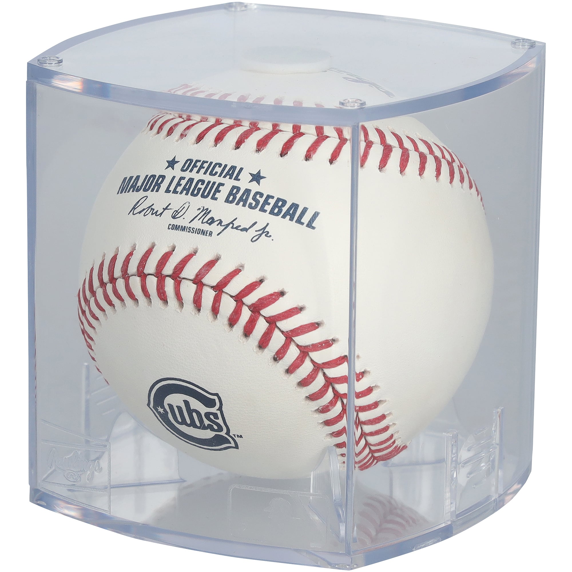 Balle de baseball Chicago Cubs Rawlings avec logo alternatif et étui