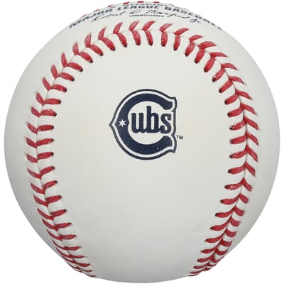 Chicago Cubs Rawlings Alternate Logo Baseball with Case