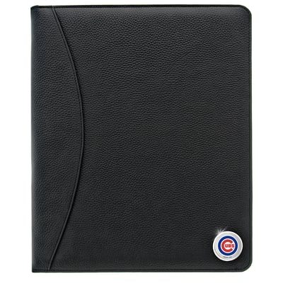 Chicago Cubs Zippered Leather Portfolio
