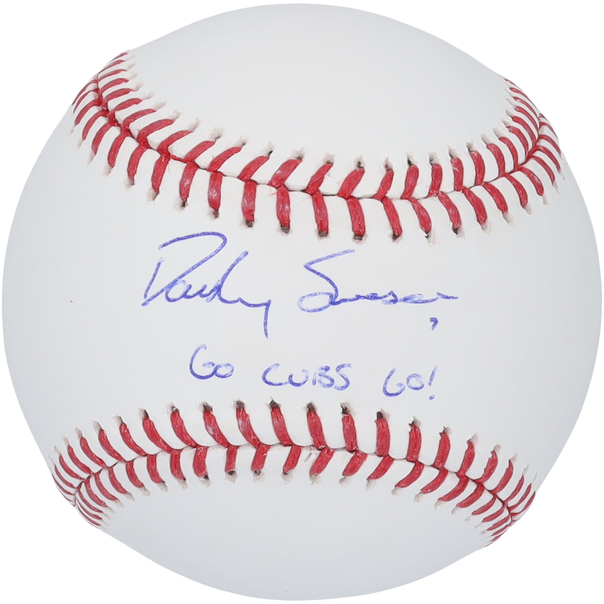 Dansby Swanson Chicago Cubs Autographed Baseball with "Go Cubs Go!" Inscription