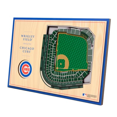 Chicago Cubs Fanpoint 14'' x 10.5'' 3D StadiumView Desktop Display