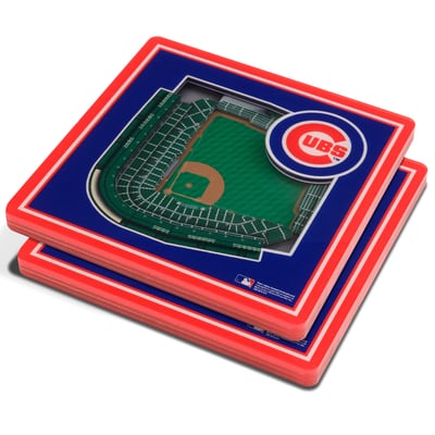 Chicago Cubs Fanpoint 3D StadiumView Coasters