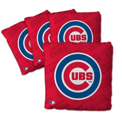 Chicago Cubs Fanpoint Four-Piece Cornhole Bag Set