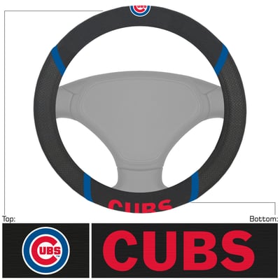 Chicago Cubs Logo Brands Steering Wheel Cover