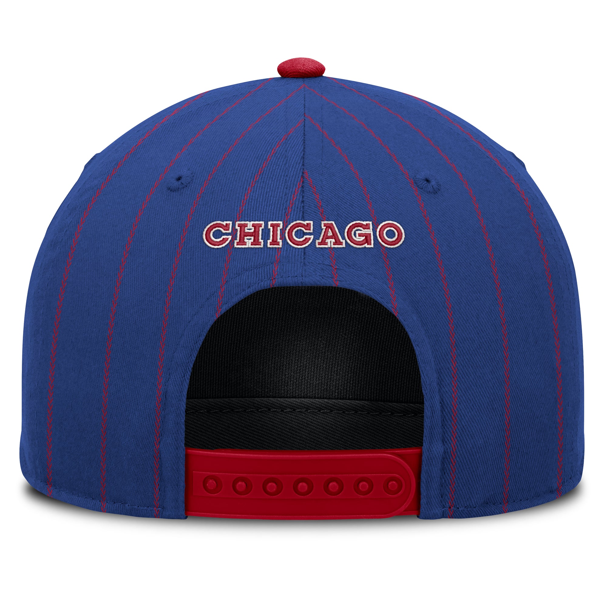 Casquette ajustable Nike Royal/Red Chicago Cubs Cooperstown Rise A-Frame pour homme