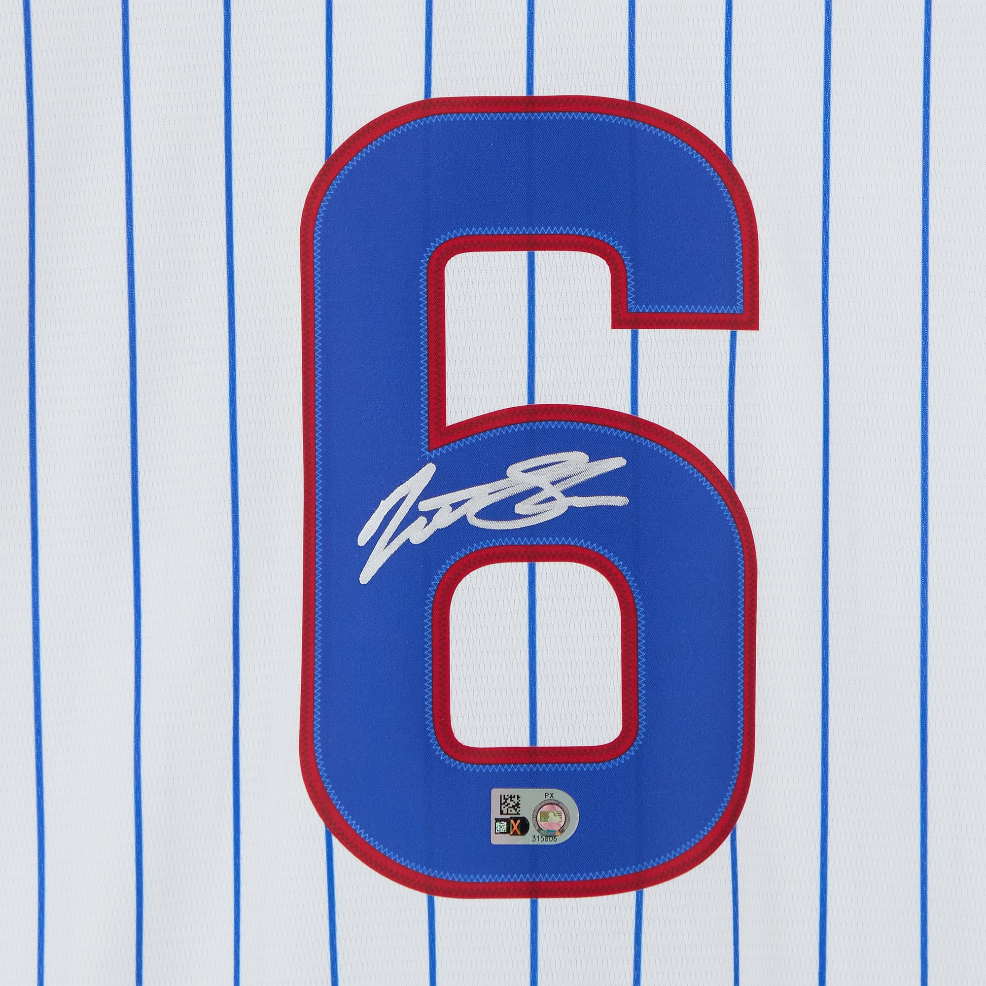 Matt Shaw Chicago Cubs Autographed White Nike Replica Jersey