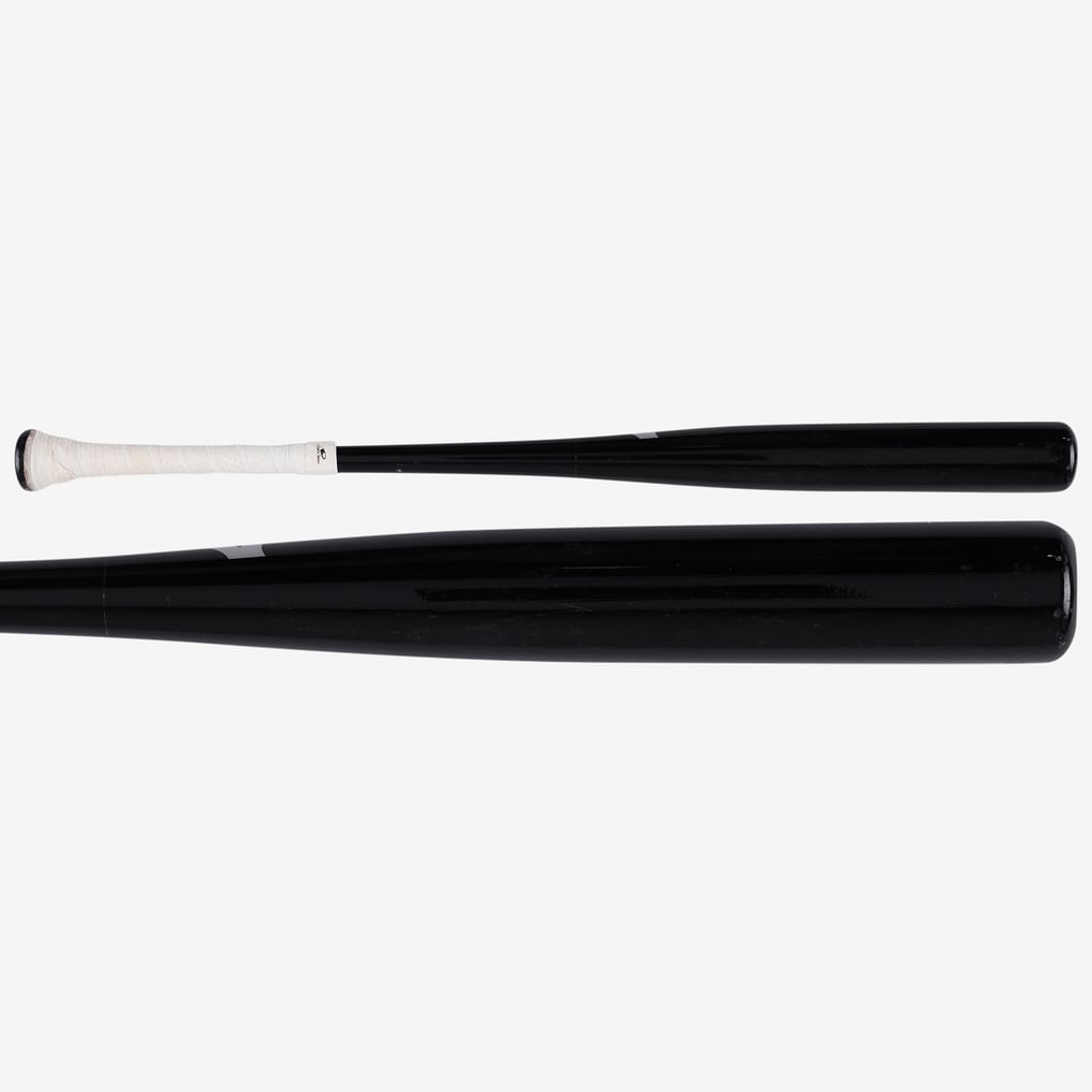 Matt Shaw Chicago Cubs Player-Issued Black Asics Bat from the 2026 MLB ...