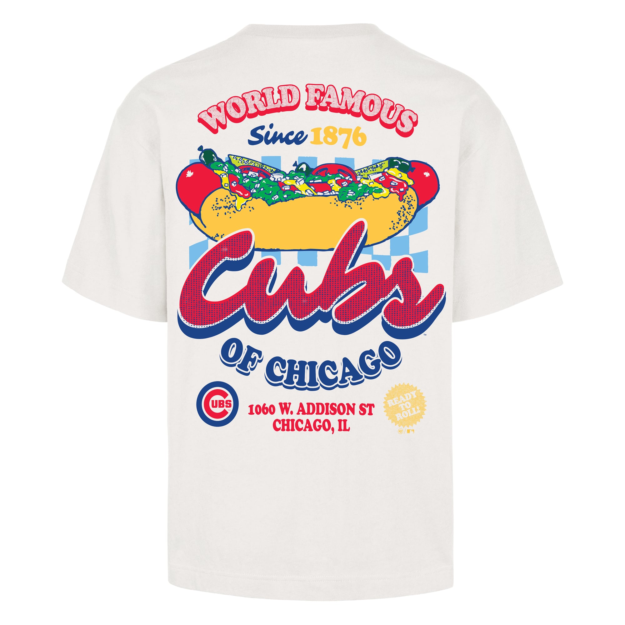 T-shirt homme '47 crème Chicago Cubs Glizzy