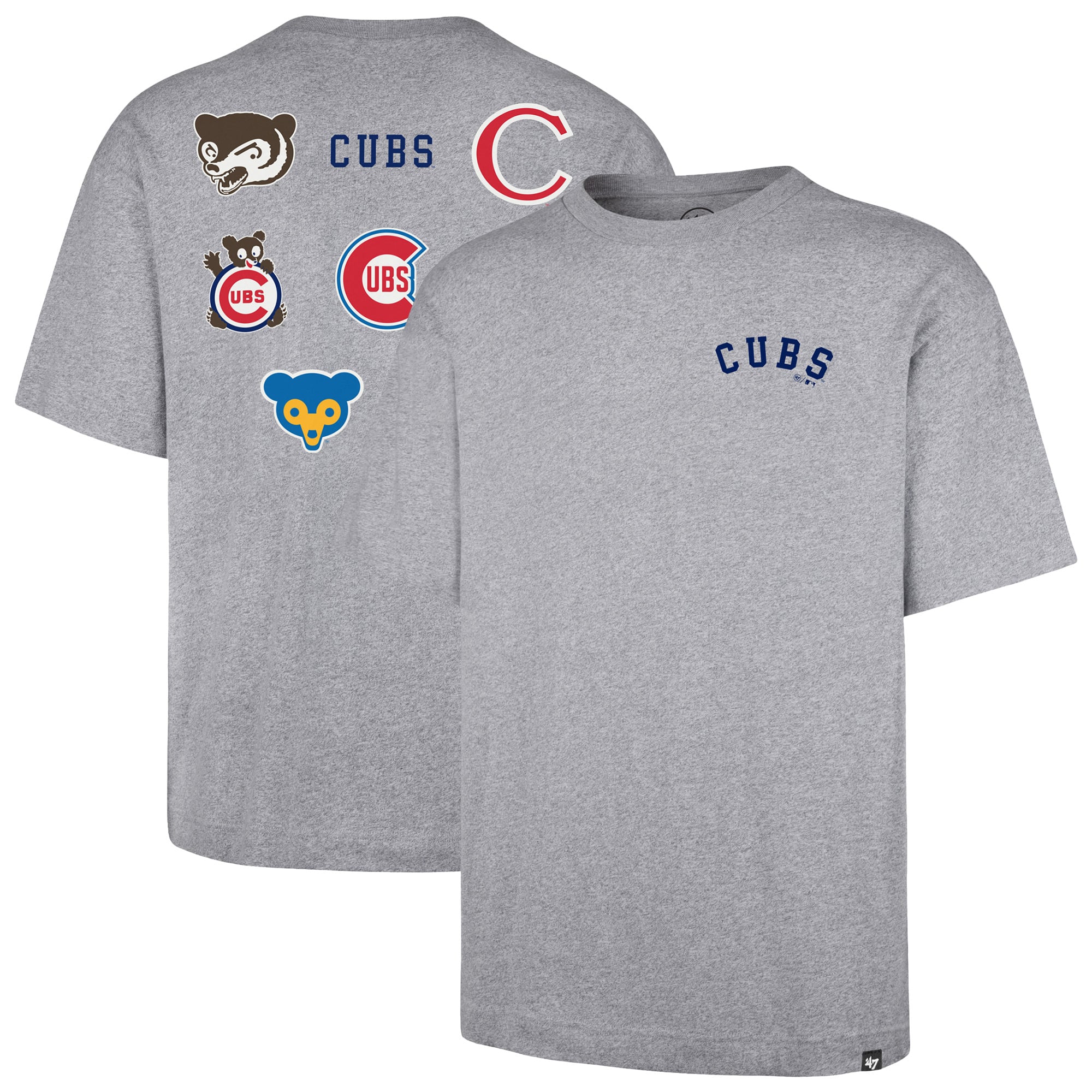 T-shirt homme gris '47 Chicago Cubs History Lock Foundation